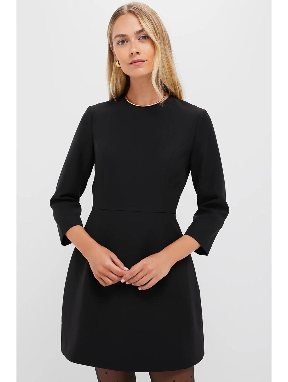 Tuckernuck Black Crepe Haley Dress